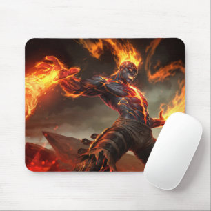 Burning Vengeance Gaming Mousepad Flammet Musmatta