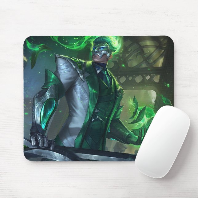 Burning Vengeance Gaming Mousepad | Flammet Musmatta (Med mus)