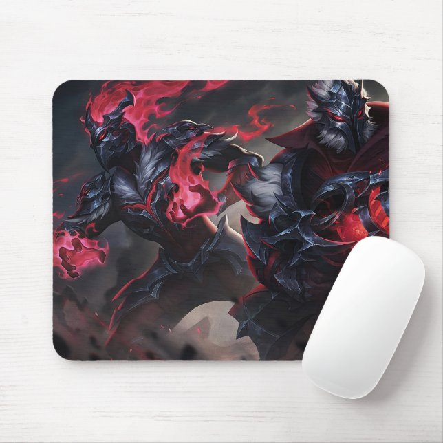 Burning Vengeance Gaming Mousepad | Flammet Musmatta (Med mus)