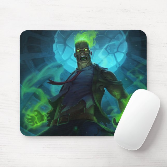 Burning Vengeance Gaming Mousepad | Flammet Musmatta (Med mus)