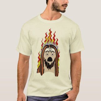 BurningHippy.com logotyp på Front Tee Shirt
