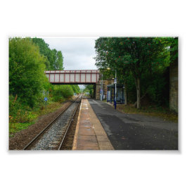 Burnley Barracks Railway - Lancashire Railways Fototryck