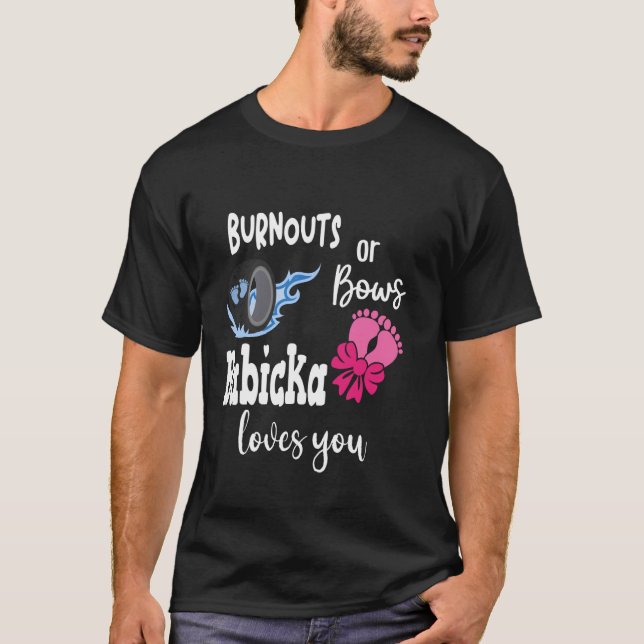 Burnouts eller Bows Babicka Kärlek You Slovakia Gr T Shirt (Framsida)