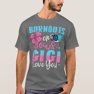 Burnouts eller Bows Gigi Kärlek du Gender Reveal G T Shirt