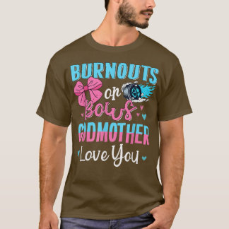Burnouts eller Bows Godmor Kärlek Du Gender Reveal T Shirt