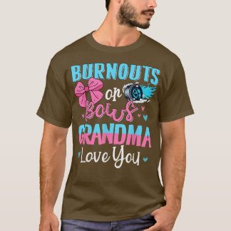 Burnouts eller Bows Grandma Kärlek Du Gender Revea T Shirt