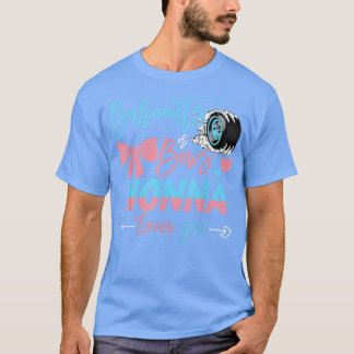 Burnouts eller Bows Nonna Kärlek som du Gender vis T Shirt