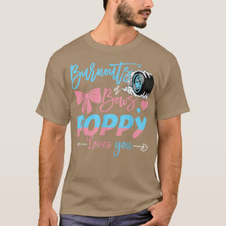 Burnouts eller Bows Poppy Kärlek Gender visa T Shirt
