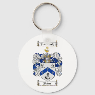 BURNS FAMILY CREST - BURNER JACKAR AV ARM NYCKELRING