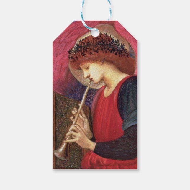 Burns-Jones jul Angel Fine Art Presentetikett (Framsidan)