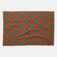Burns Scottish Klan Tartan Kitchen Towel