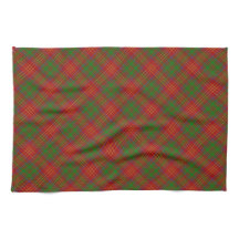 Burns Scottish Klan Tartan Kitchen Towel