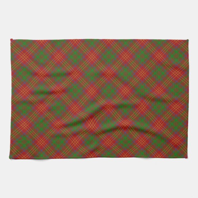 Burns Scottish Klan Tartan Kitchen Towel Kökshandduk (Horisontell)