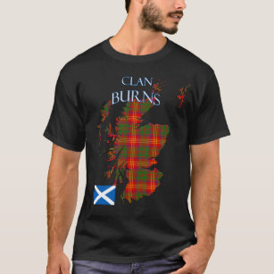 Burns Scottish Klan Tartan Scotland T Shirt