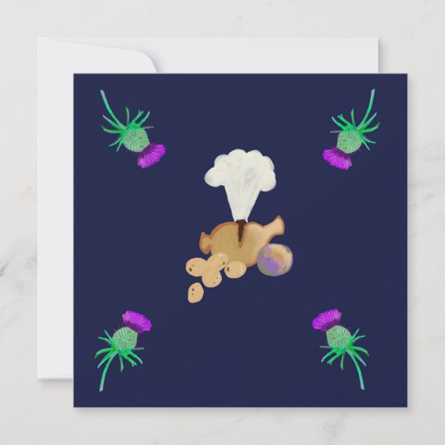 Burns supper spara datumet (Framsida)