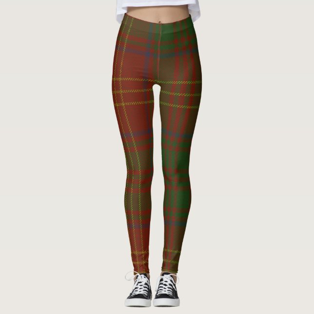 Burns Tartan Klan Play Leggings (Framsida)