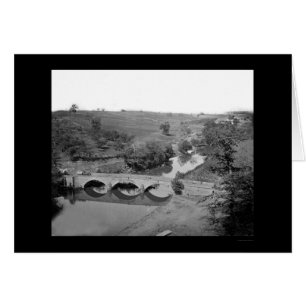 Burnside Bridge nära Antietam 1862 Hälsningskort