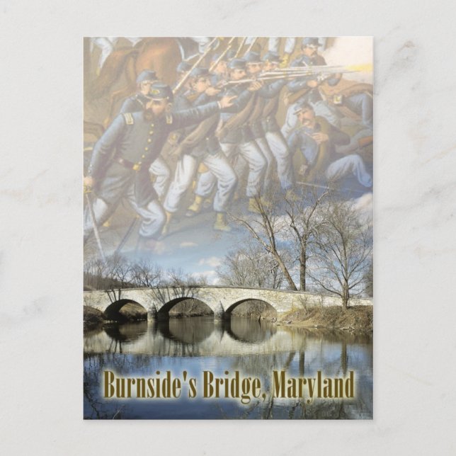 Burnside's Bridge, Antietam National Battlefield Vykort (Framsida)