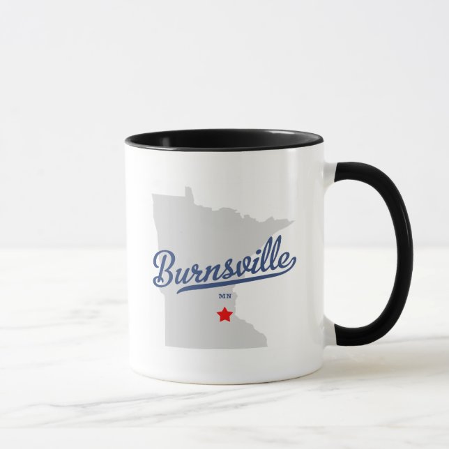 Burnsville Minnesota MN-skjorta Mugg (Höger)