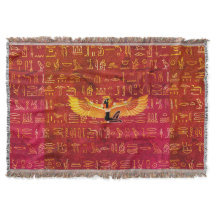 Burnt Amber Egyptian Princess Hieroglyph