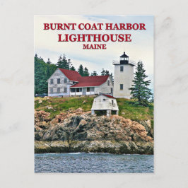 Burnt Coat Harbor Lighthouse, Maine vykort