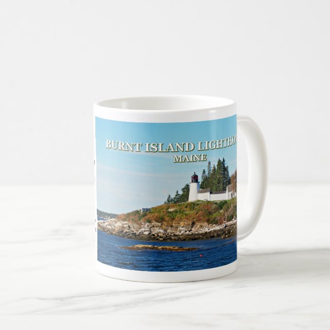 Burnt Island fyr, Maine Mugg (Framsida höger)