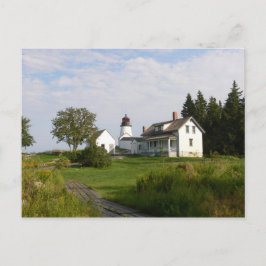 Burnt Island-fyr-vykort Vykort