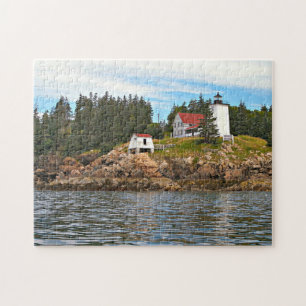 Burnt Jacka Harbour Lighthouse, Svanar Island Main Pussel