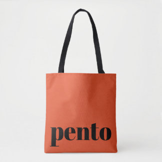Burnt Orange Tote Bag - Pento - Edition Tygkasse