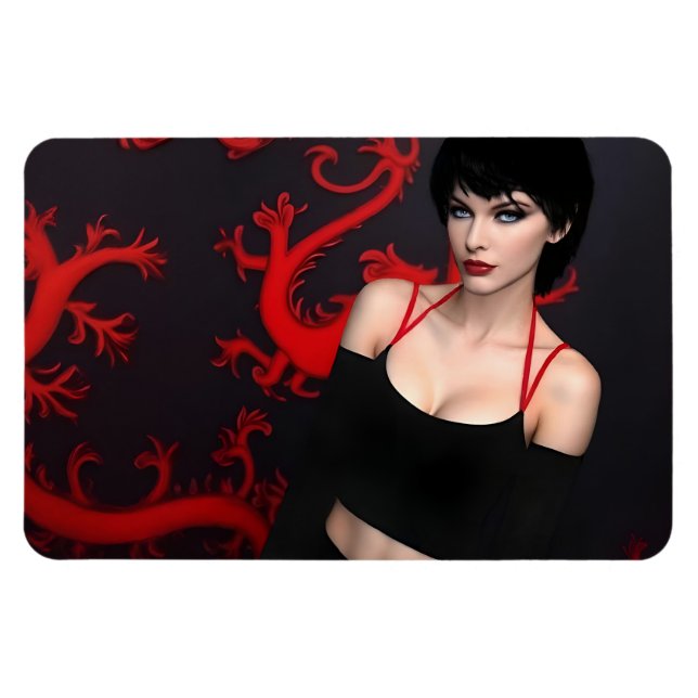 Burnt Out Souls flexible photo magnet (Horisontell)