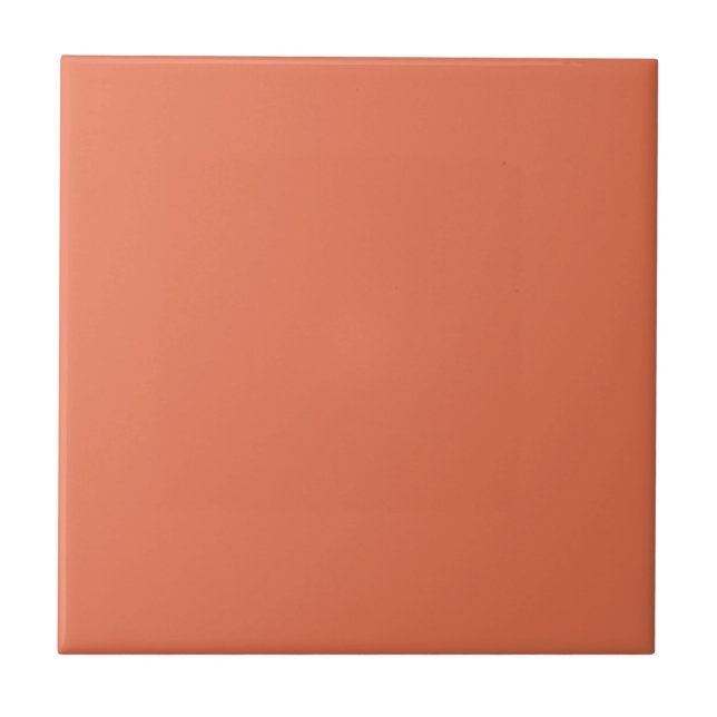 Burnt Siena Färg Tile Kakelplatta (Framsidan)