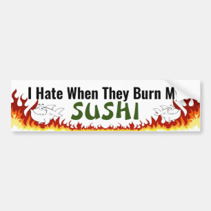Burnt Sushi Bildekal