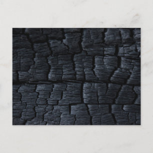 Burnt Wood Struktur Vykort