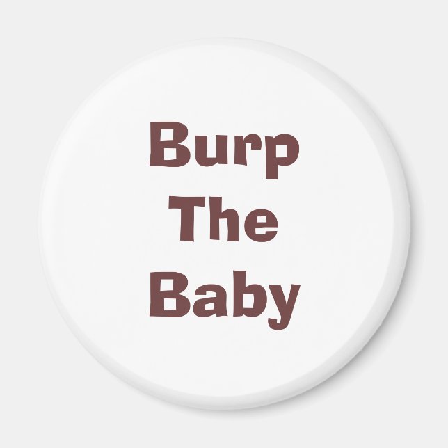 Burp Baby Magnet (Framsidan)