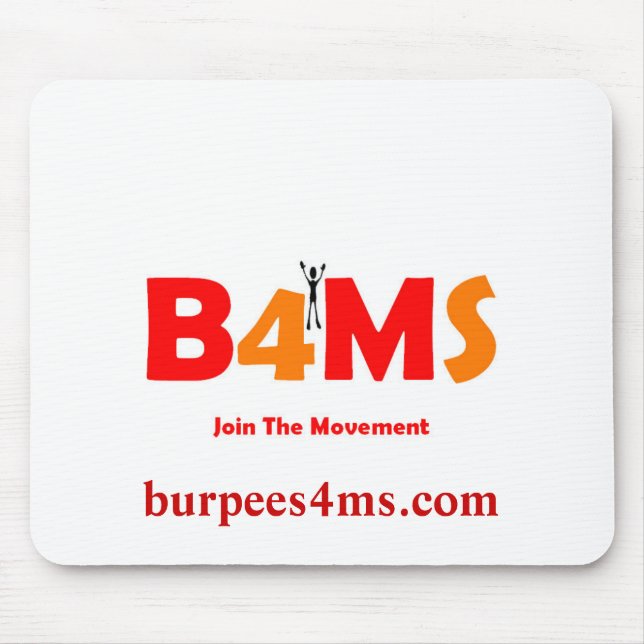 Burpees 4 ms Mousepads Musmatta (Framsidan)