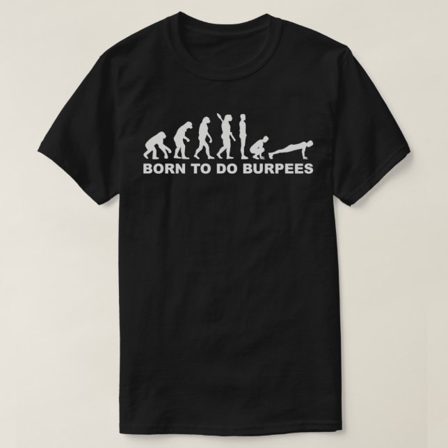 Burpees evolution 1 t shirt (Design framsida)