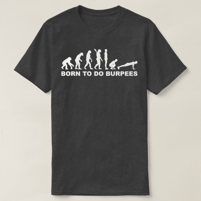 Burpees evolution 2 t shirt (Design framsida)
