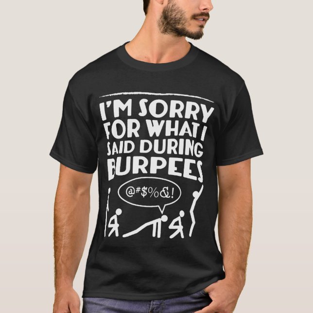 Burpees genomkörare t-shirt (Framsida)