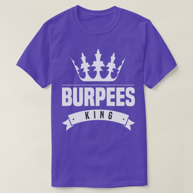 Burpees Kung T Shirt (Design framsida)