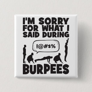 BURPEES - Ljudig Novelty-workout Knapp