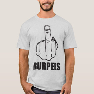 BURPEES - Ljudig Novelty-workout T-shirt