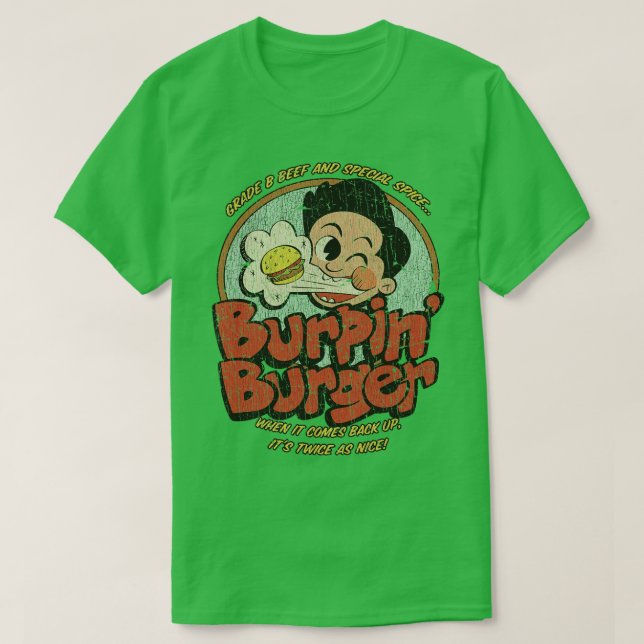 Burpin Burger 2016 T Shirt (Design framsida)