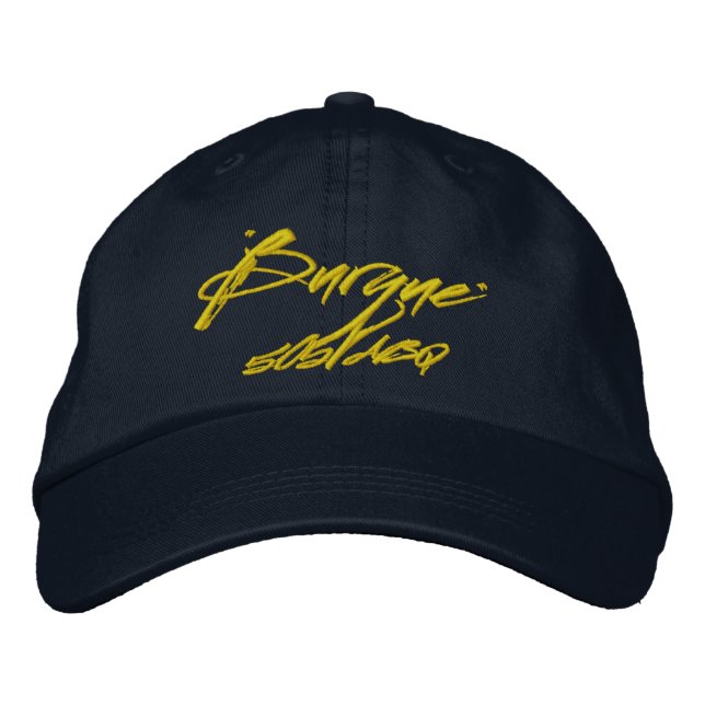 Burque 505 ABQ Broderad Keps (Framsida)