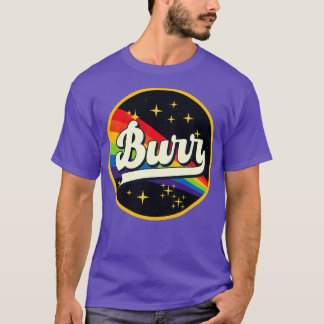 Burr Rainbow in Space Vintage Stil T Shirt