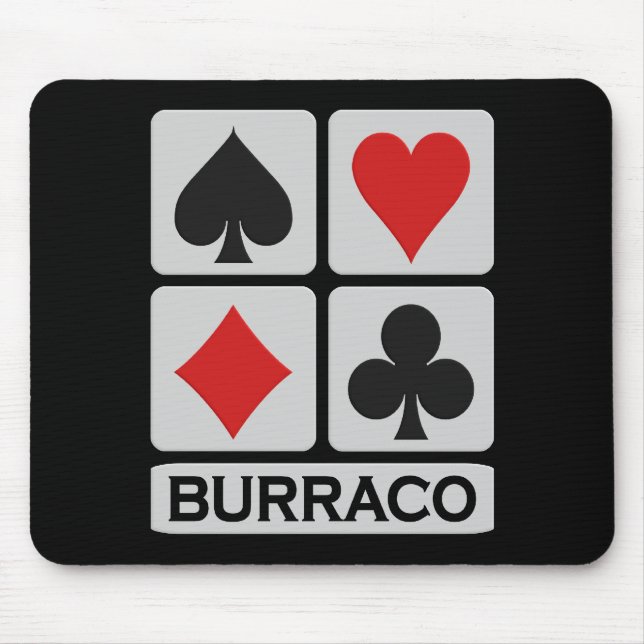 Burraco mousepad musmatta (Framsidan)