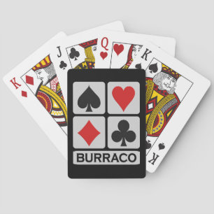 Burraco spelare som leker kort spel kort