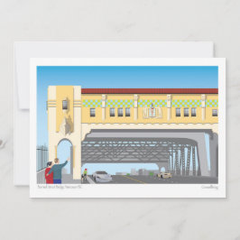 Burrard Bridge Julkort