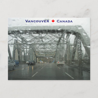 Burrard Bridge Vancouver Kanada Vykort