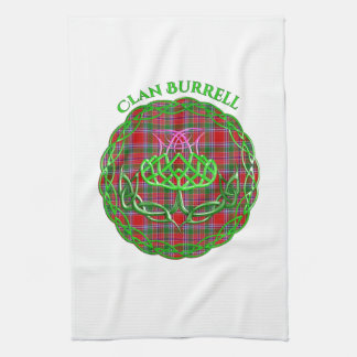 Burrell Scottish Tartan Celtic Thistle Kökshandduk