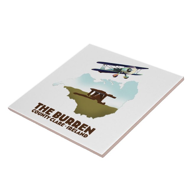 Burren County Clare Ireland Kakelplatta (Sidan)